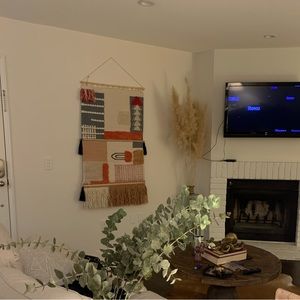 Boho Chic California Woven Tapestry (Jumbo Wall Hanging Decor) 32”x 61”